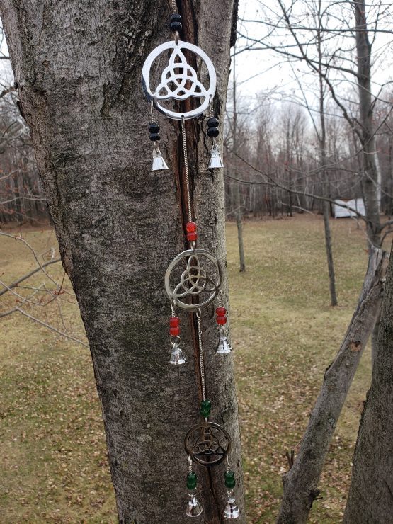 Metal Celtic Knot Wind Chime The World Tree