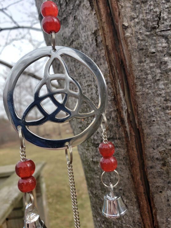 Metal Celtic Knot Wind Chime The World Tree