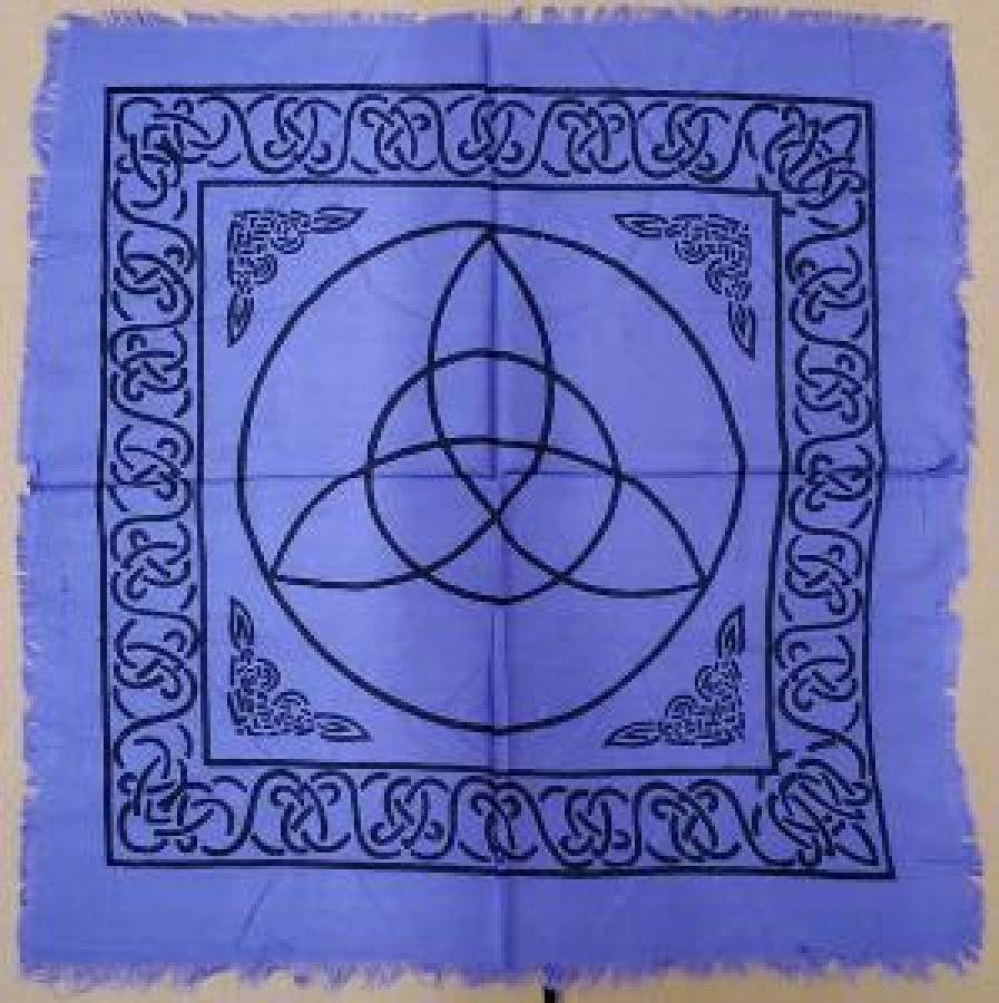 Purple Triquetra Celtic Cloth | The World Tree