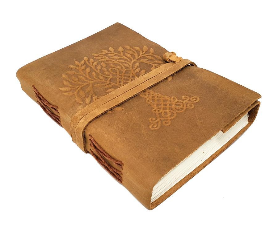 Celtic Tree of Life Leather Journal